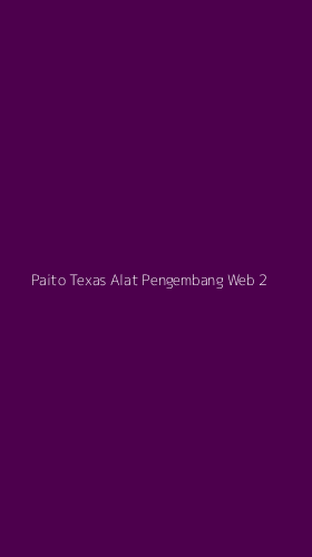Tampilan Antarmuka Aplikasi Paito Texas Alat Pengembang Web - 2