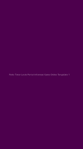 Tampilan Antarmuka Aplikasi Paito Timor Leste Portal Informasi Game Online Terupdate - 1