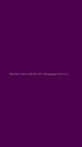 Tampilan Antarmuka Aplikasi Pak Hoki Data Sgp Hk Sdy Terlengkap Hari Ini - 2