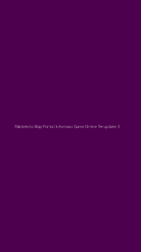 Tampilan Antarmuka Aplikasi Pakdetoto Wap Portal Informasi Game Online Terupdate - 3
