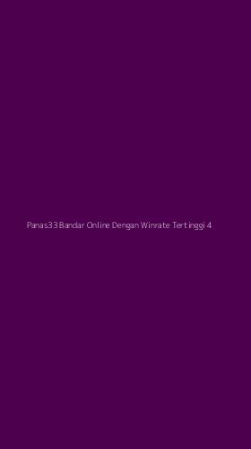 Tampilan Antarmuka Aplikasi Panas33 Bandar Online Dengan Winrate Tertinggi - 4