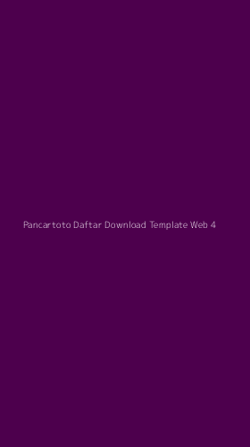 Tampilan Antarmuka Aplikasi Pancartoto Daftar Download Template Web - 4