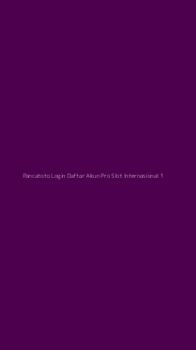 Tampilan Antarmuka Aplikasi Pancatoto Login Daftar Akun Pro Slot Internasional - 1