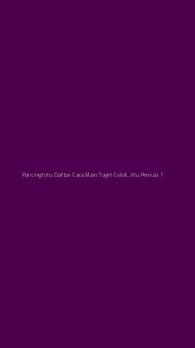 Tampilan Antarmuka Aplikasi Pancingtoto Daftar Cara Main Togel Colok Jitu Pemula - 1