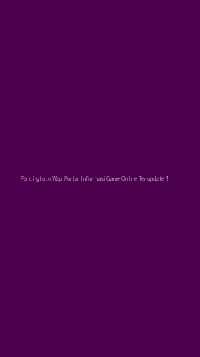 Tampilan Antarmuka Aplikasi Pancingtoto Wap Portal Informasi Game Online Terupdate - 1