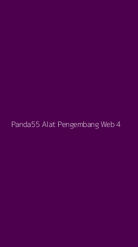 Tampilan Antarmuka Aplikasi Panda55 Alat Pengembang Web - 4