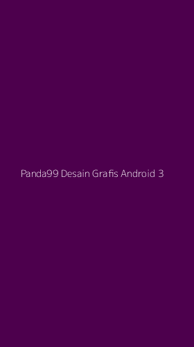 Tampilan Antarmuka Aplikasi Panda99 Desain Grafis Android - 3
