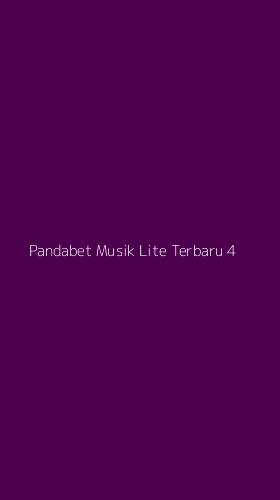 Tampilan Antarmuka Aplikasi Pandabet Musik Lite Terbaru - 4