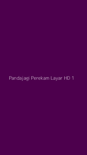 Tampilan Antarmuka Aplikasi Pandajagi Perekam Layar Hd - 1