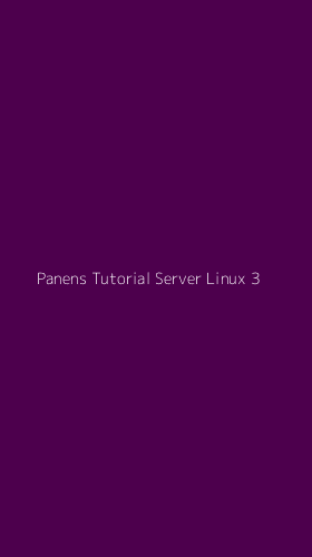 Tampilan Antarmuka Aplikasi Panens Tutorial Server Linux - 3