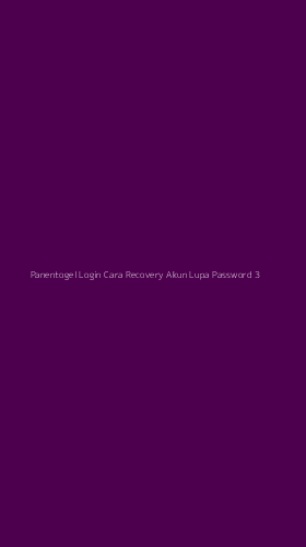 Tampilan Antarmuka Aplikasi Panentogel Login Cara Recovery Akun Lupa Password - 3