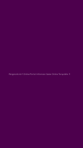 Tampilan Antarmuka Aplikasi Pangerantoto1 Online Portal Informasi Game Online Terupdate - 3