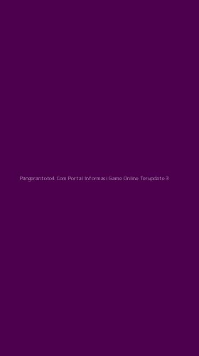 Tampilan Antarmuka Aplikasi Pangerantoto4 Com Portal Informasi Game Online Terupdate - 3