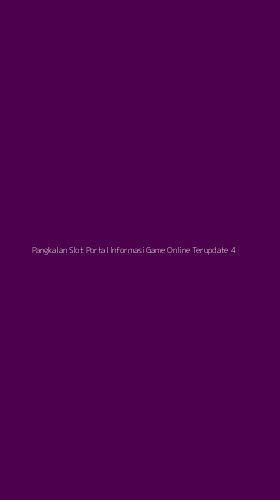 Tampilan Antarmuka Aplikasi Pangkalan Slot Portal Informasi Game Online Terupdate - 4