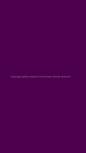 Tampilan Antarmuka Aplikasi Panjitogel Aplikasi Aplikasi Portal Game Terbaik Android - 1