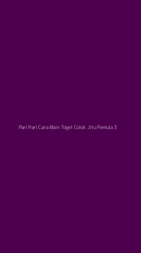 Tampilan Antarmuka Aplikasi Pari Pari Cara Main Togel Colok Jitu Pemula - 3