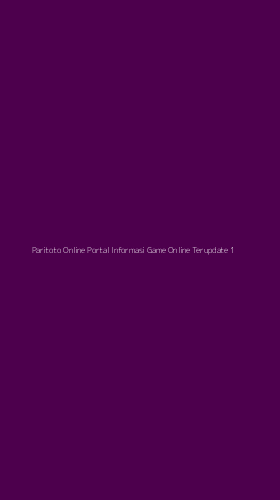 Tampilan Antarmuka Aplikasi Paritoto Online Portal Informasi Game Online Terupdate - 1