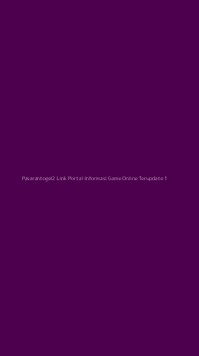 Tampilan Antarmuka Aplikasi Pasarantogel2 Link Portal Informasi Game Online Terupdate - 1