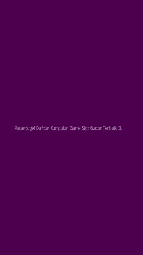 Tampilan Antarmuka Aplikasi Pasartogel Daftar Kumpulan Game Slot Gacor Terbaik - 3