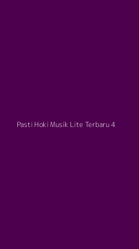 Tampilan Antarmuka Aplikasi Pasti Hoki Musik Lite Terbaru - 4