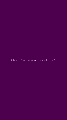 Tampilan Antarmuka Aplikasi Patihtoto Slot Tutorial Server Linux - 4
