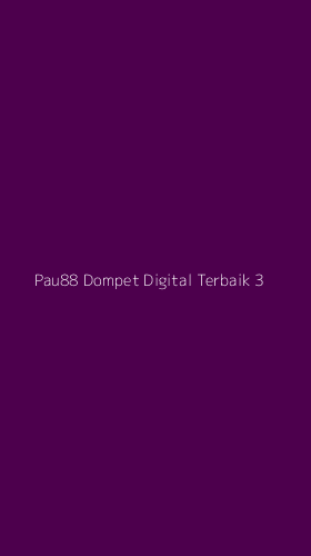 Tampilan Antarmuka Aplikasi Pau88 Dompet Digital Terbaik - 3