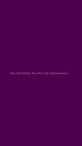 Tampilan Antarmuka Aplikasi Paus Hoki Daftar Akun Pro Slot Internasional - 2