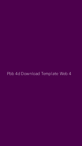 Tampilan Antarmuka Aplikasi Pbb 4d Download Template Web - 4