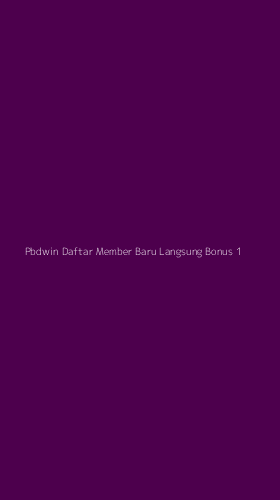 Tampilan Antarmuka Aplikasi Pbdwin Daftar Member Baru Langsung Bonus - 1