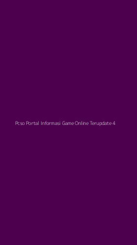 Tampilan Antarmuka Aplikasi Pcso Portal Informasi Game Online Terupdate - 4