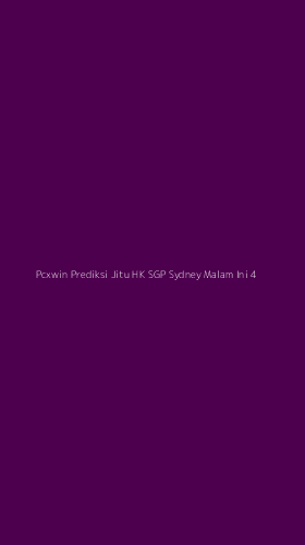 Tampilan Antarmuka Aplikasi Pcxwin Prediksi Jitu Hk Sgp Sydney Malam Ini - 4
