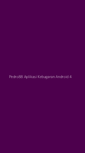 Tampilan Antarmuka Aplikasi Pedro88 Aplikasi Kebugaran Android - 4