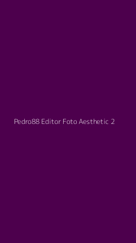 Tampilan Antarmuka Aplikasi Pedro88 Editor Foto Aesthetic - 2