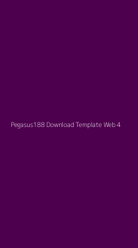 Tampilan Antarmuka Aplikasi Pegasus188 Download Template Web - 4
