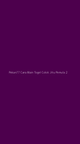 Tampilan Antarmuka Aplikasi Pekan77 Cara Main Togel Colok Jitu Pemula - 2
