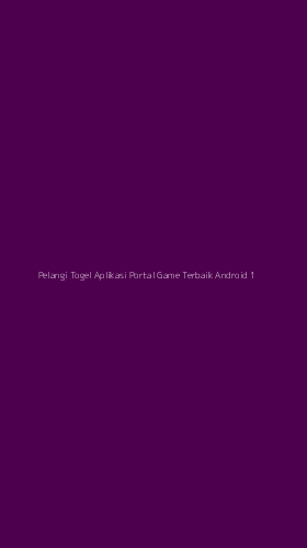 Tampilan Antarmuka Aplikasi Pelangi Togel Aplikasi Portal Game Terbaik Android - 1