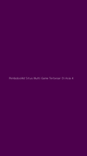 Tampilan Antarmuka Aplikasi Pembobol4d Situs Multi Game Terbesar Di Asia - 4