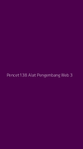 Tampilan Antarmuka Aplikasi Pencet138 Alat Pengembang Web - 3