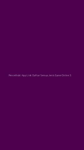 Tampilan Antarmuka Aplikasi Pencethoki App Link Daftar Semua Jenis Game Online - 3