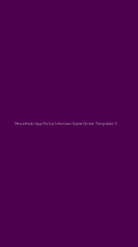 Tampilan Antarmuka Aplikasi Pencethoki App Portal Informasi Game Online Terupdate - 3