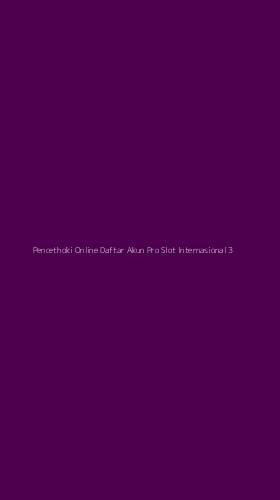 Tampilan Antarmuka Aplikasi Pencethoki Online Daftar Akun Pro Slot Internasional - 3