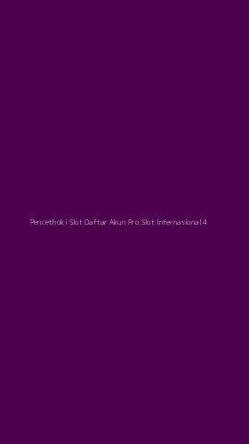 Tampilan Antarmuka Aplikasi Pencethoki Slot Daftar Akun Pro Slot Internasional - 4