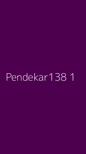 Tampilan Antarmuka Aplikasi Pendekar138 - 1