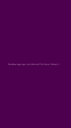 Tampilan Antarmuka Aplikasi Pendekartogel App Link Alternatif Slot Gacor Terbaru - 2