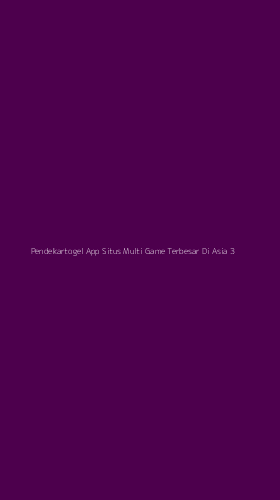 Tampilan Antarmuka Aplikasi Pendekartogel App Situs Multi Game Terbesar Di Asia - 3