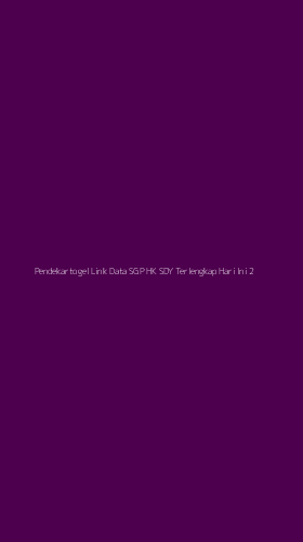 Tampilan Antarmuka Aplikasi Pendekartogel Link Data Sgp Hk Sdy Terlengkap Hari Ini - 2