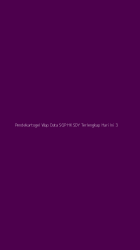 Tampilan Antarmuka Aplikasi Pendekartogel Wap Data Sgp Hk Sdy Terlengkap Hari Ini - 3