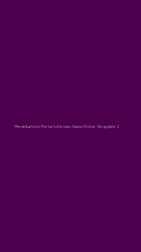 Tampilan Antarmuka Aplikasi Pendekartoto Portal Informasi Game Online Terupdate - 2