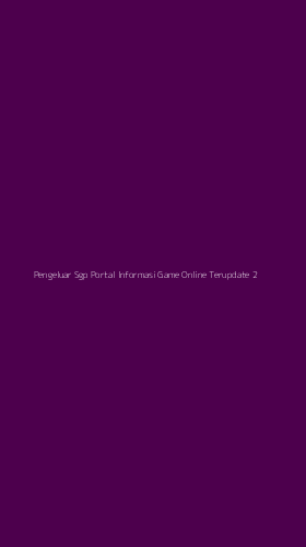 Tampilan Antarmuka Aplikasi Pengeluar Sgp Portal Informasi Game Online Terupdate - 2