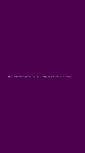 Tampilan Antarmuka Aplikasi Pengeluaran 5d Hari Ini Rtp Slot Tertinggi Hari Ini Gampang Maxwin - 1